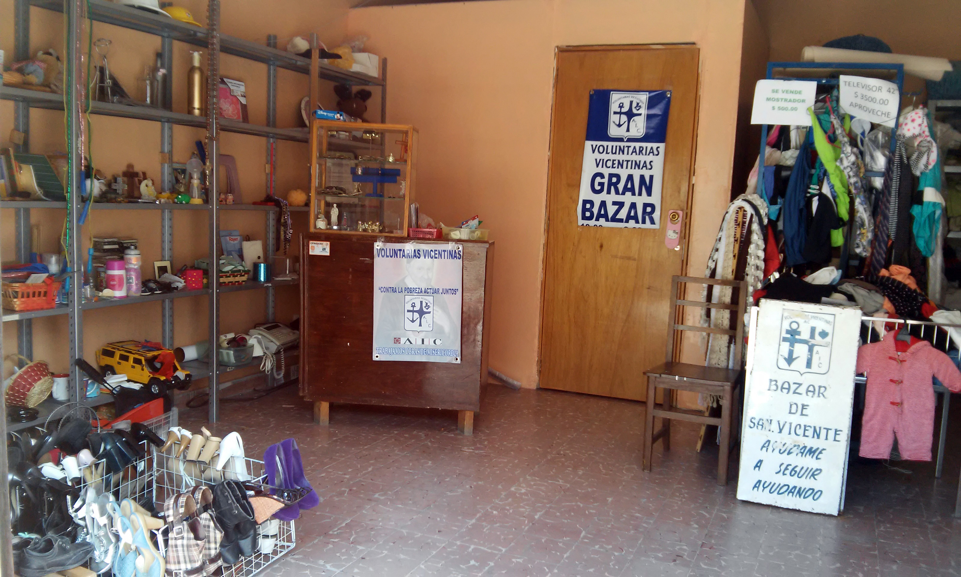 Bazares, para recaudación de fondos y brindar ayuda en las actividades que realizamos