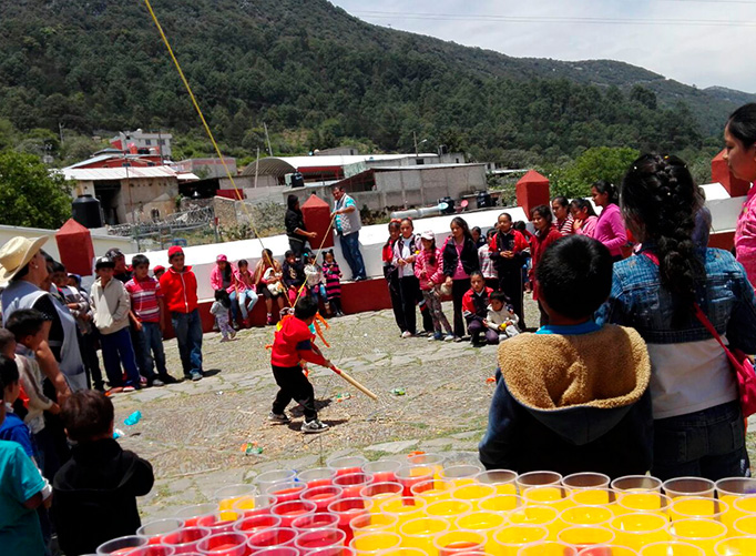 festejos del Día del niño y día de la madre