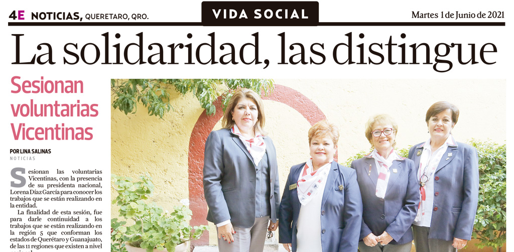 Vicentinas en Periodico 4E