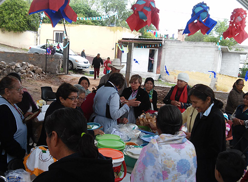 Centro de Santa Clara que atienden a familias de la comunidad Zituní en el Municipio de Cadereyta