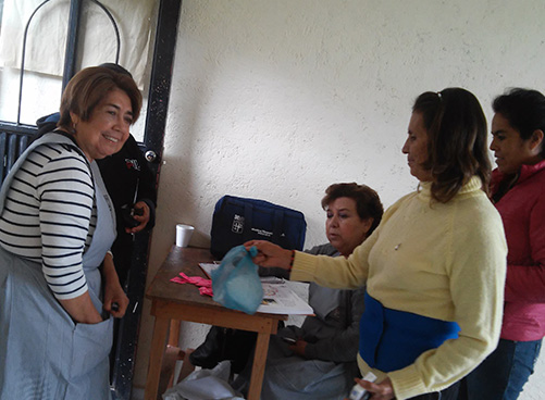 Centro de Santa Clara que atienden a familias de la comunidad Zituní en el Municipio de Cadereyta